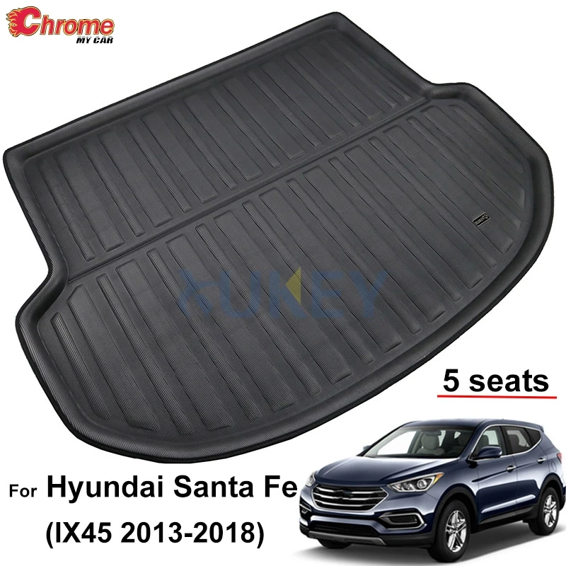 Floor Mat Rear Trunk Cargo Tray Boot Liner Carpet Protector For Hyundai Santa Fe 5 Seater IX45 2013 2014 2015 2016 2017 2018
Floor Mat Rear Trunk Cargo Tray Boot Liner Carpet Protector For Hyundai Santa Fe 5 Seater IX45 2013 2014 2015 2016 2017 2018
