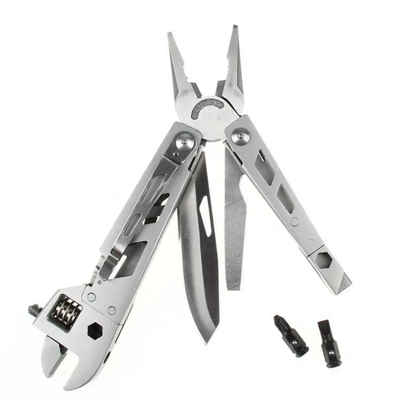 Multifunctional Adjustable Spanner Plier Screwdriver Camping Riding EDC Kit Pocket Multi Tool Folding Plier Combinational Wrench
Multifunctional Adjustable Spanner Plier Screwdriver Camping Riding EDC Kit Pocket Multi Tool Folding Plier Combinational Wrench