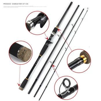 Carbon Sea Lake Fishing Rod 6/7/8/9 ft Durable Distance Casting Spinning Hard Pole Portable 3/4 Sections Fisherman Fish Tackle
Carbon Sea Lake Fishing Rod 6/7/8/9 ft Durable Distance Casting Spinning Hard Pole Portable 3/4 Sections Fisherman Fish Tackle