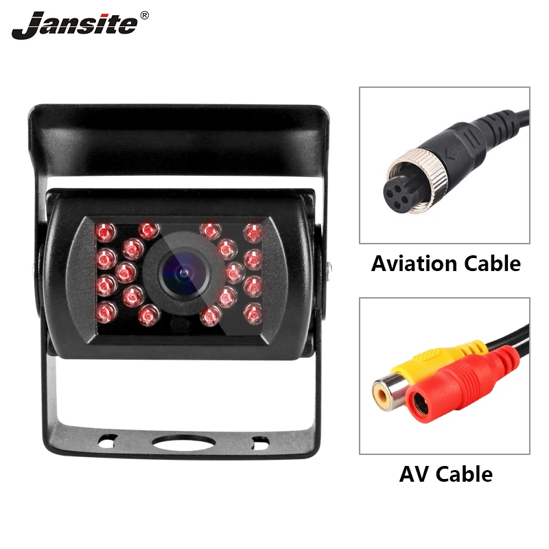 Jansite 18 IR LED IP68 waterproof HD Night vision camera 12-24V with/without parking line Reverse Camera Paking System Dustproof
Jansite 18 IR LED IP68 waterproof HD Night vision camera 12-24V with/without parking line Reverse Camera Paking System Dustproof