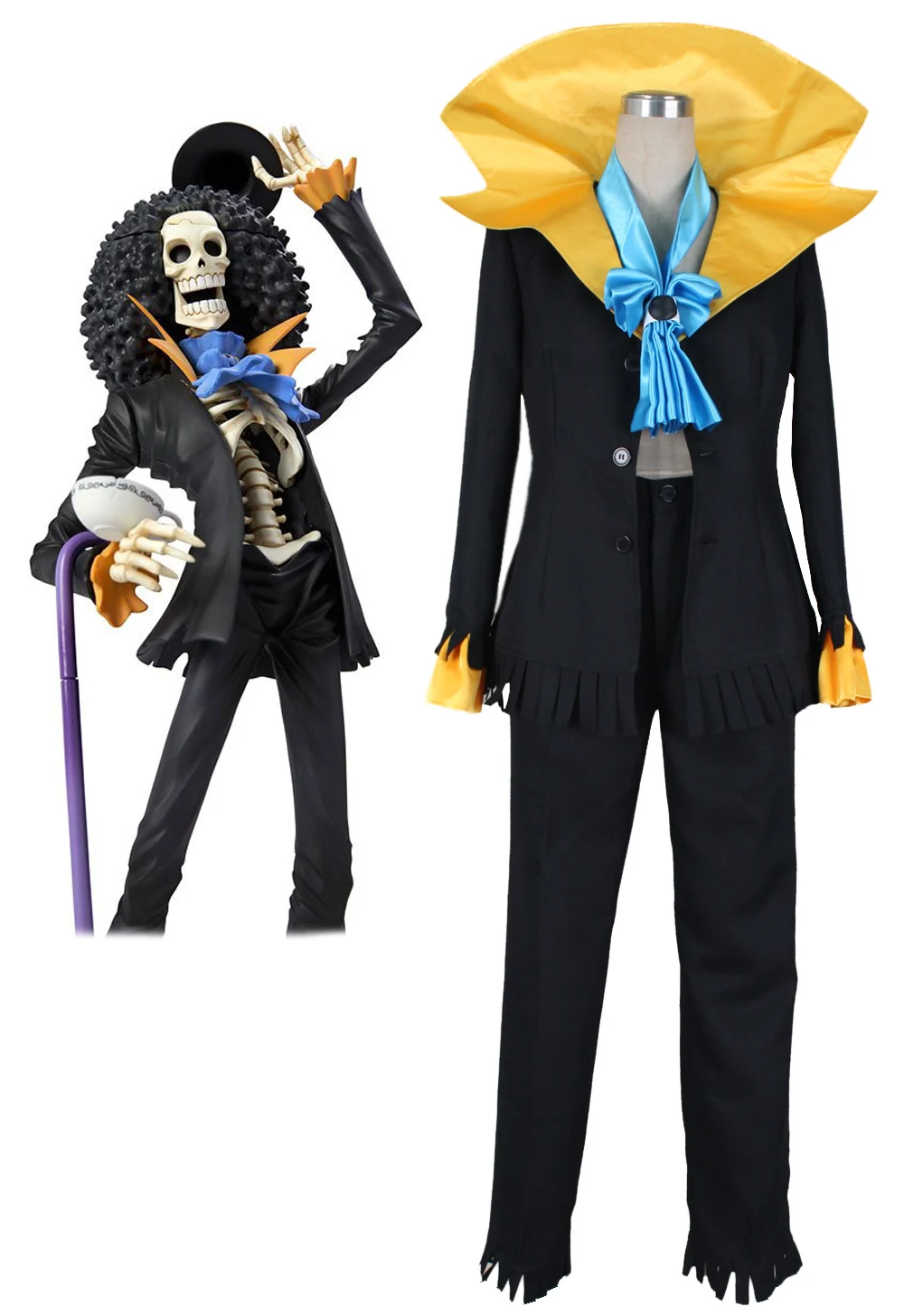 Can be tailored Anime ONE PIECE Cosplay Man Woman Halloween Cos Burukku BROOK Cosplay Costume
Can be tailored Anime ONE PIECE Cosplay Man Woman Halloween Cos Burukku BROOK Cosplay Costume