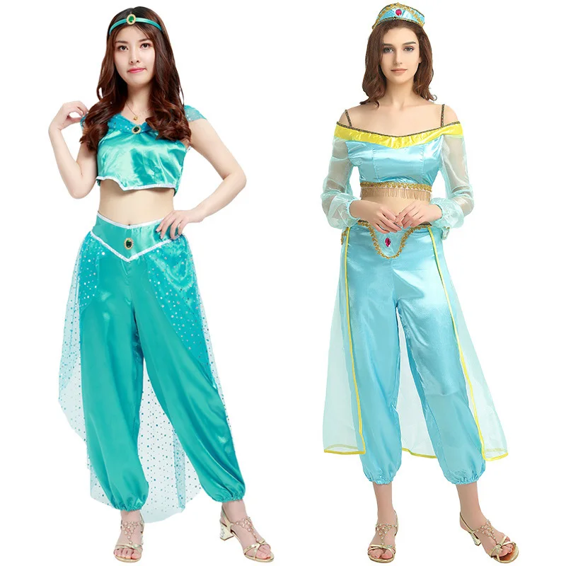 Adult Women Girl Anime Aladdin Princess Jasmine Cosplay Costume Halloween Party Clothing Suit clothes
Adult Women Girl Anime Aladdin Princess Jasmine Cosplay Costume Halloween Party Clothing Suit clothes