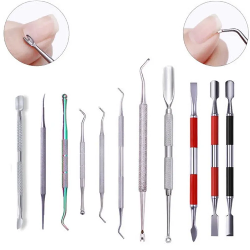 1 Pc Dual-ended Cuticle Remover Pusher UV Gel Remover Stainless Steel Head Manicure Tips for Nail Care Nail Art Tool
1 Pc Dual-ended Cuticle Remover Pusher UV Gel Remover Stainless Steel Head Manicure Tips for Nail Care Nail Art Tool