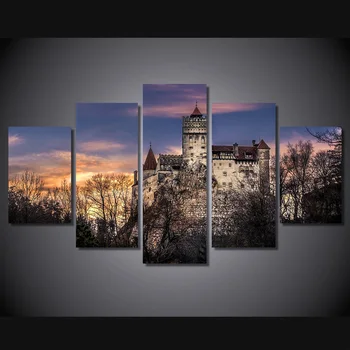 5 Pieces Canvas Prints Bran Castle in Romania painting Wall Art Panels Poster Pictures For Living Room Unframed
5 Pieces Canvas Prints Bran Castle in Romania painting Wall Art Panels Poster Pictures For Living Room Unframed