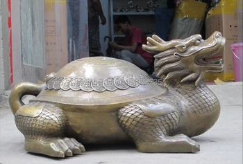 19"Chinese fengshui handwork Bronze Bi Coin wealth Tai Ji BaGua Dragon Turtle ST
19"Chinese fengshui handwork Bronze Bi Coin wealth Tai Ji BaGua Dragon Turtle ST