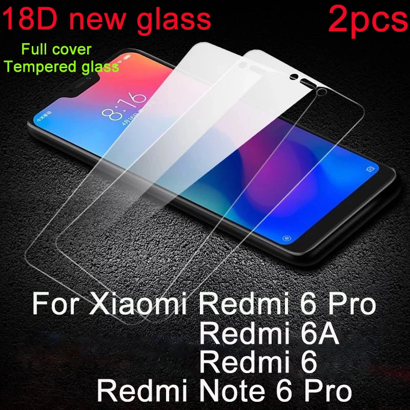 2pcs 9H Glass on For Xiaomi redmi 6 6a 6 pro Full Cover Screen Tempered Glass For redmi note 6 pro Screen Protector Glass Film
2pcs 9H Glass on For Xiaomi redmi 6 6a 6 pro Full Cover Screen Tempered Glass For redmi note 6 pro Screen Protector Glass Film