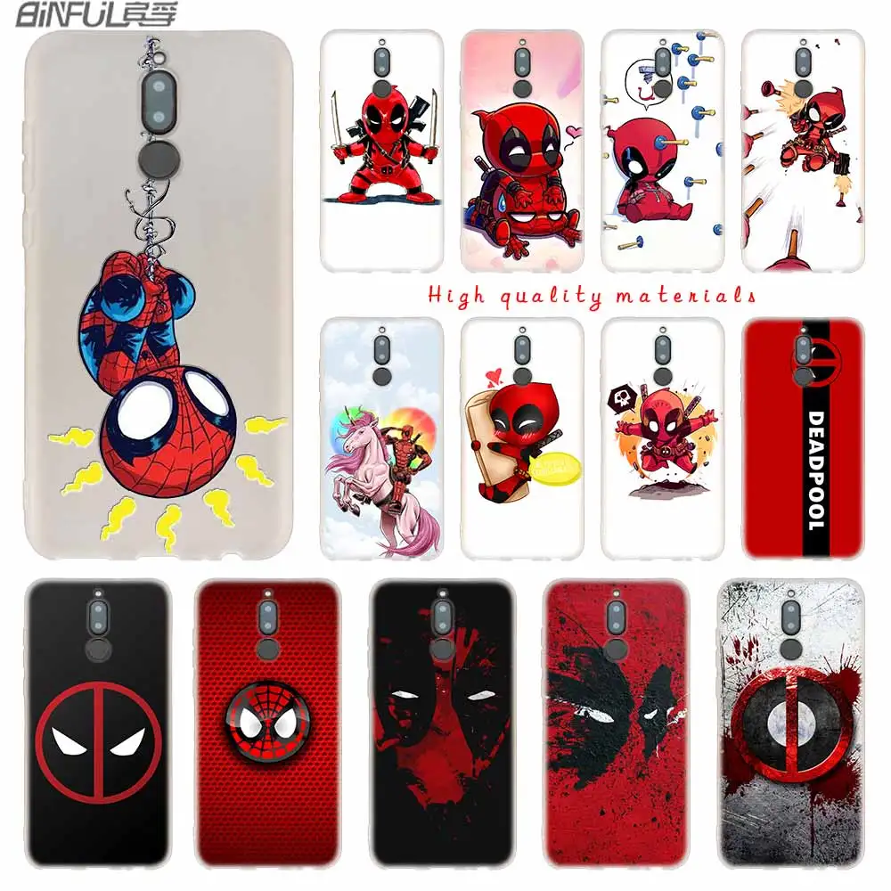anime Avengers Deadpool series Soft Silicone Cases For Huawei Mate 10 Lite 10 20 Lite Pro 20X S Y5 2017 Y9 2018 2019 NOVA 3 3i 4
anime Avengers Deadpool series Soft Silicone Cases For Huawei Mate 10 Lite 10 20 Lite Pro 20X S Y5 2017 Y9 2018 2019 NOVA 3 3i 4