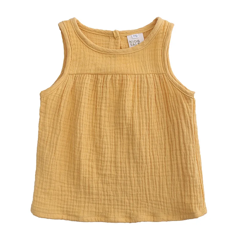 Linen Cotton Baby Boy Girl Summer T Shirts New Toddler Tee Girls Kids Baby Party Tank Tutu Sleeveless T-Shirt
Linen Cotton Baby Boy Girl Summer T Shirts New Toddler Tee Girls Kids Baby Party Tank Tutu Sleeveless T-Shirt