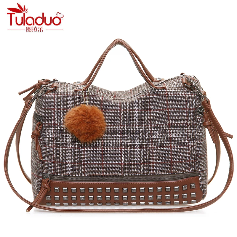Fashion Rivet Tote Bag Women Designer Handbags Ladies High Quality Crossbody Bags Large Capacity Women Messenger Bags 2018 New
Fashion Rivet Tote Bag Women Designer Handbags Ladies High Quality Crossbody Bags Large Capacity Women Messenger Bags 2018 New