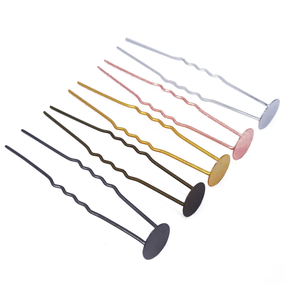 Wholesale 300piece Hair Sticks Hairpins with 8mm Flat Glue Pad Hair Combs Findings for Jewelry Making HCF03
Wholesale 300piece Hair Sticks Hairpins with 8mm Flat Glue Pad Hair Combs Findings for Jewelry Making HCF03