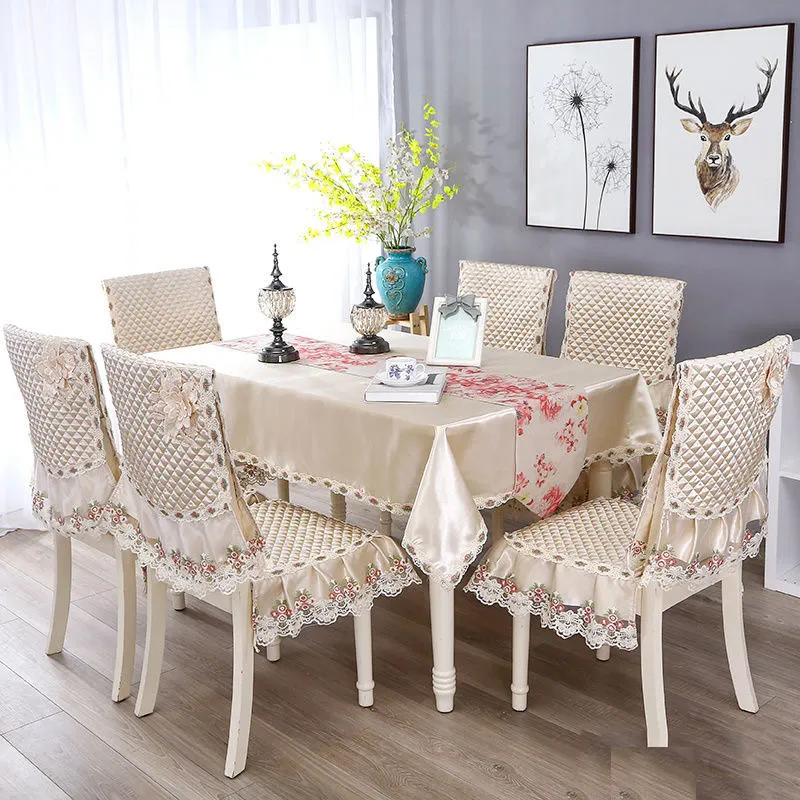 Rectangle Waterproof Chair Cushion Cover Jacquard Luxury Dinning Table Cloth Set Elegant Wedding Decoration Vintage Tablecloth
Rectangle Waterproof Chair Cushion Cover Jacquard Luxury Dinning Table Cloth Set Elegant Wedding Decoration Vintage Tablecloth