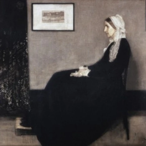 Arrangement in Gray and Black No1: Portrait of the Artist's Mother 1871 James Abbott McNeill Whistler 1834-1903 18 x 24