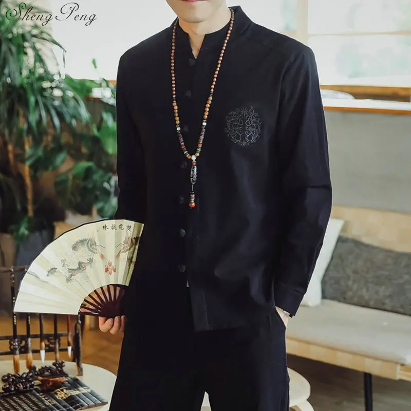 Traditional Chinese Clothing For Men Kung Fu Clothes Cheongsam Shanghai Tang Suit Kungfu Men's Vintage Oriental Shirts V1291
Traditional Chinese Clothing For Men Kung Fu Clothes Cheongsam Shanghai Tang Suit Kungfu Men's Vintage Oriental Shirts V1291