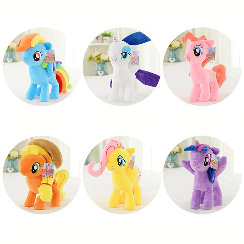 25cm My Cute Little Lovely Horse Birthday Party Plush Animal Toy Dolls For Girl Christmas Gift Horse Toys 3