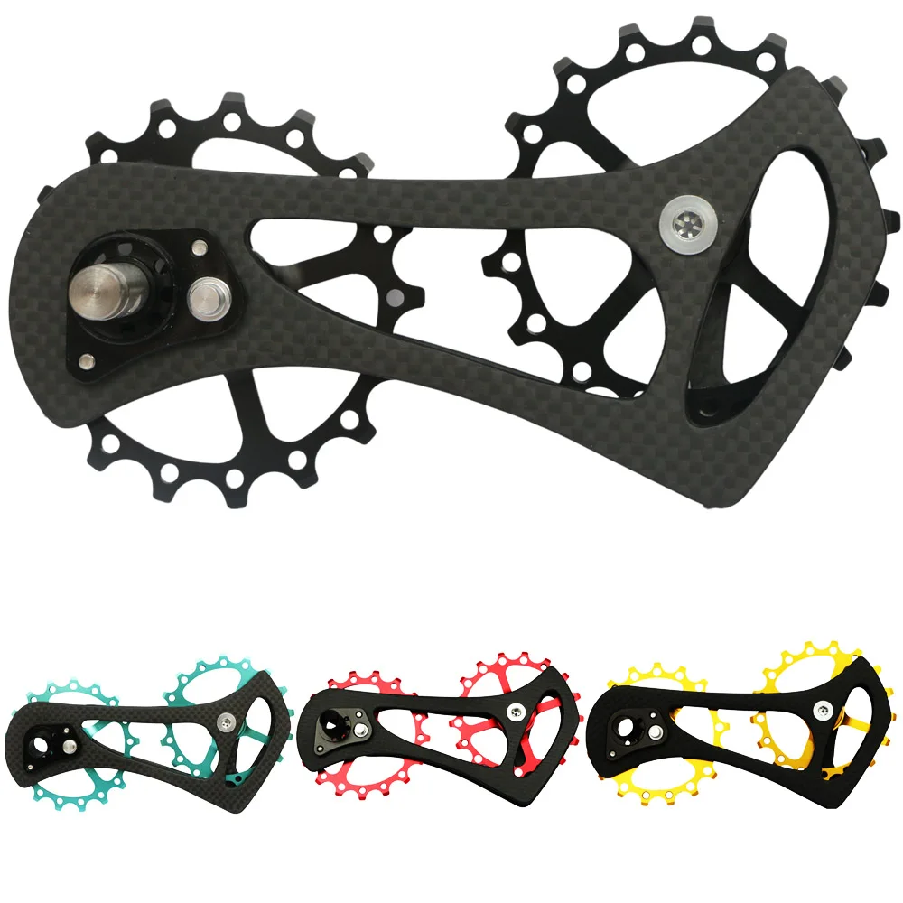 17T 17TR 17TS Carbon Fiber Bike Rear Derailleur Pulleys Jockey Ceramic Bearing For shimano Jockey Wheel Set CNC Bicycle Part
17T 17TR 17TS Carbon Fiber Bike Rear Derailleur Pulleys Jockey Ceramic Bearing For shimano Jockey Wheel Set CNC Bicycle Part
