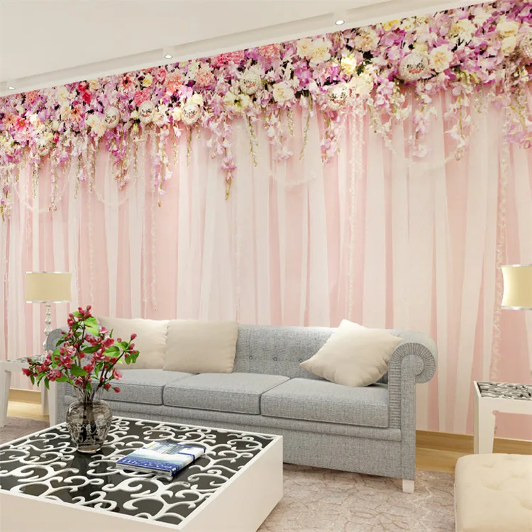 3d garden living room bedroom children's room pink floral TV background wall paper mural hotel theme room custom mural
3d garden living room bedroom children's room pink floral TV background wall paper mural hotel theme room custom mural