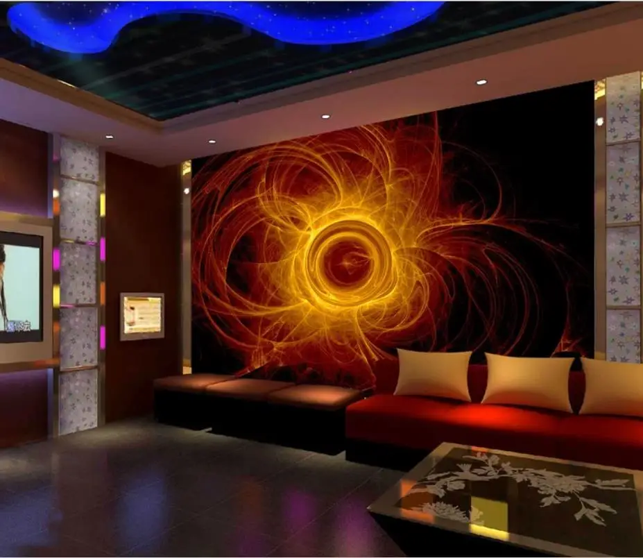Abstract dynamic gorgeous light lines bar KTV background wall modern living room wallpapers
Abstract dynamic gorgeous light lines bar KTV background wall modern living room wallpapers