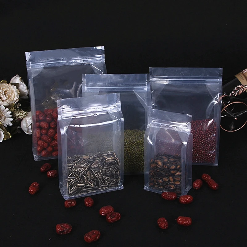 100Pcs Big Capability Food Moisture Proof Clear Bags Stand Up Flat Bottom Packaging Pouch Selfsealed Zipper Bag QLY9634
100Pcs Big Capability Food Moisture Proof Clear Bags Stand Up Flat Bottom Packaging Pouch Selfsealed Zipper Bag QLY9634