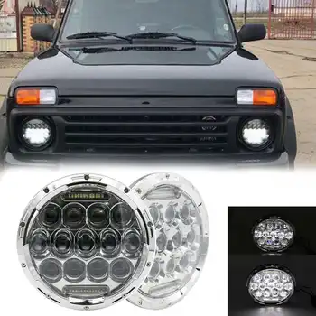 2pcs Lada 4x4 75W LED Headlight 7inch Round LED Headlamp Hi/Lo Beam DRL for Jeep Wrangler JK TJ CJ 1997-2017 Cruiser Hummer H1
2pcs Lada 4x4 75W LED Headlight 7inch Round LED Headlamp Hi/Lo Beam DRL for Jeep Wrangler JK TJ CJ 1997-2017 Cruiser Hummer H1