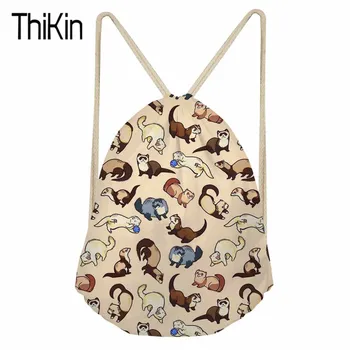 THIKIN Drawstring Backpacks Women Cheeky Ferrets Printing Shoulder Backpack Ladies Mini Beach String Bagpack Female Rucksack
THIKIN Drawstring Backpacks Women Cheeky Ferrets Printing Shoulder Backpack Ladies Mini Beach String Bagpack Female Rucksack