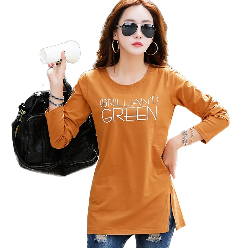 New fashion autumn long t shirt women long sleeve t-shirt 2018 casual winter letter print basis t shirt for women cotton tops
New fashion autumn long t shirt women long sleeve t-shirt 2018 casual winter letter print basis t shirt for women cotton tops