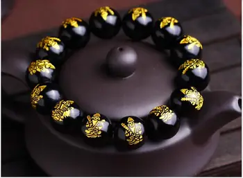 A Zodiac Bracelet Obsidian ox tiger void Tibet Bodhisattva natal Fobao lucky peace
A Zodiac Bracelet Obsidian ox tiger void Tibet Bodhisattva natal Fobao lucky peace
