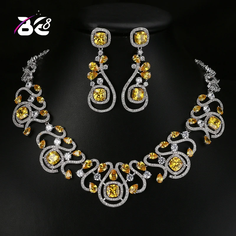 Be 8 Luxury Style Flower Shape Colorful CZ Pendants Bridal Women Wedding Jewelry Sets Bijoux Femme Ensemble YC005
Be 8 Luxury Style Flower Shape Colorful CZ Pendants Bridal Women Wedding Jewelry Sets Bijoux Femme Ensemble YC005