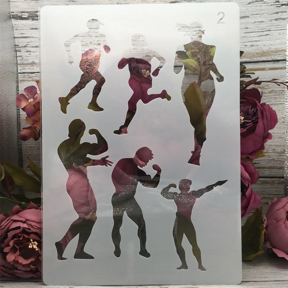 A4 29cm Gym Fit Physical Man Woman DIY Layering Stencils Painting Scrapbook Coloring Embossing Album Decorative Paper Template
A4 29cm Gym Fit Physical Man Woman DIY Layering Stencils Painting Scrapbook Coloring Embossing Album Decorative Paper Template