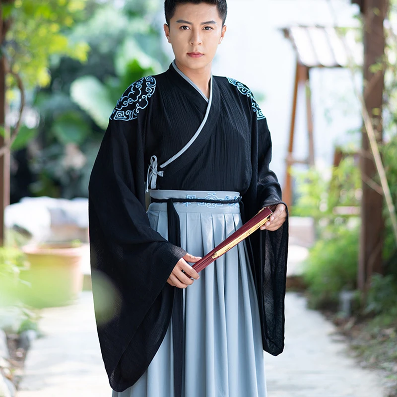 hanfu man chinese dance costumes hmong clothes chinese traditional costume for male
hanfu man chinese dance costumes hmong clothes chinese traditional costume for male