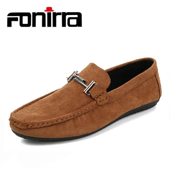 FONIRRA Spring New Men Casual Shoes Loafers High Quality Suede Leather Comfort Flats Shoes Solid Sewing Men Driving Shoes 815
FONIRRA Spring New Men Casual Shoes Loafers High Quality Suede Leather Comfort Flats Shoes Solid Sewing Men Driving Shoes 815