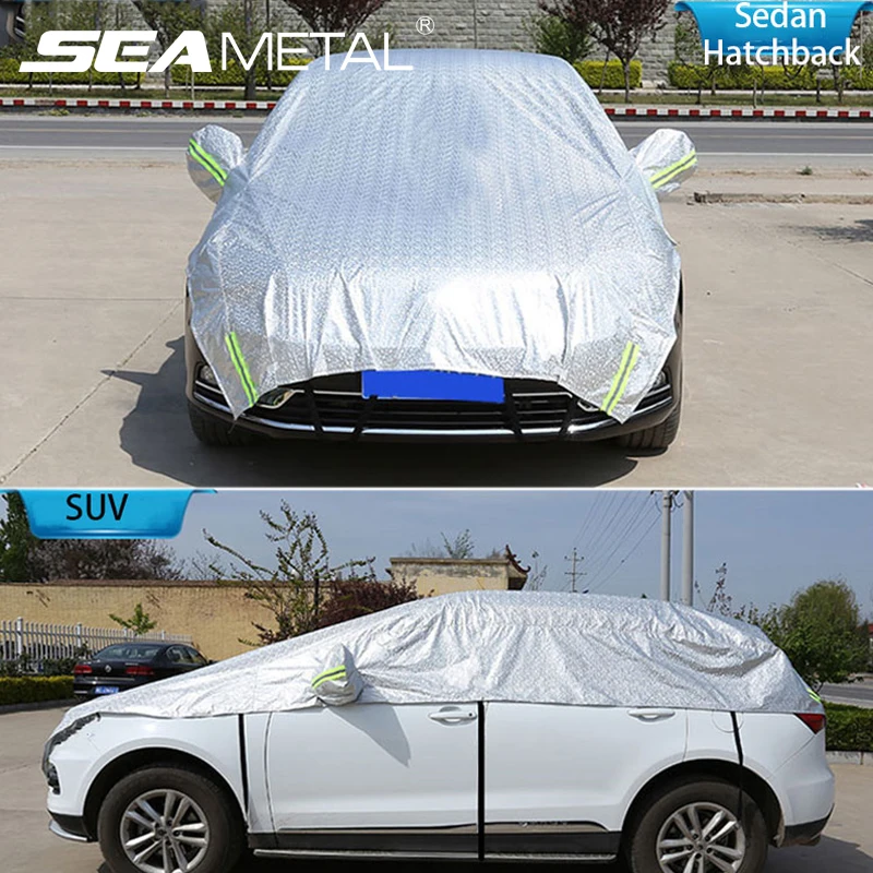 Car Cover Auto Window Sunshade Cover For Sedan Hatchback SUV PE Film Outdoor Snow Dust Rain UV Resistant Automobiles Accessories
Car Cover Auto Window Sunshade Cover For Sedan Hatchback SUV PE Film Outdoor Snow Dust Rain UV Resistant Automobiles Accessories
