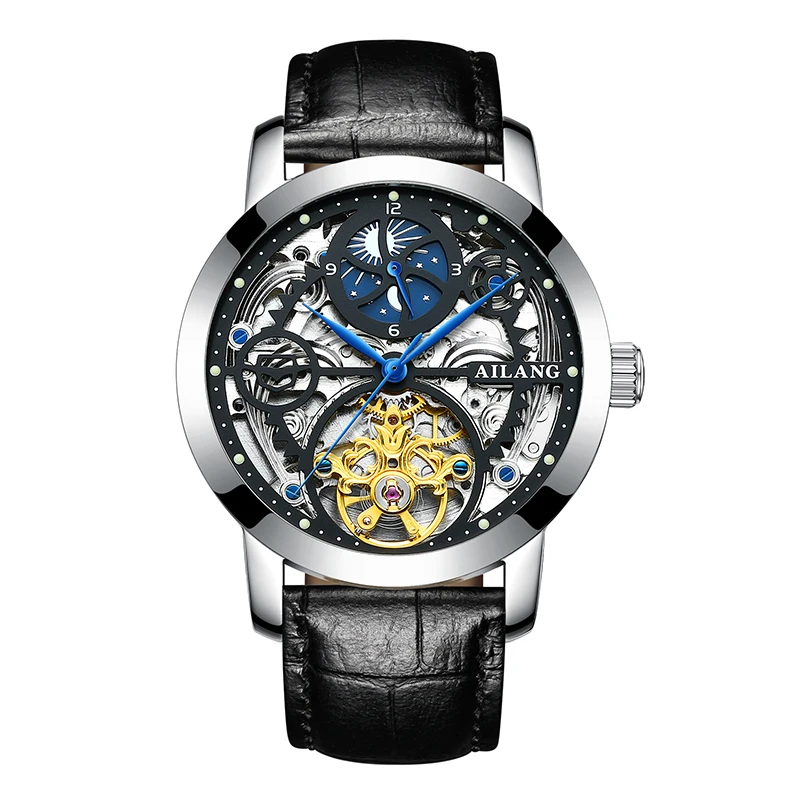 AILANG 6812 Switzerland watches men luxury brand automatic skeleton Tourbillon Complete Calendar Water resistant watch brand
AILANG 6812 Switzerland watches men luxury brand automatic skeleton Tourbillon Complete Calendar Water resistant watch brand