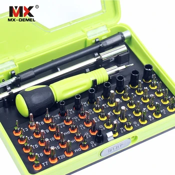 MX-DEMEL 53 in 1 Multi-purpose Precision Magnetic Screwdriver Sets Electrical Household Hand Tools Set Bits Phone PC Repair Kits
MX-DEMEL 53 in 1 Multi-purpose Precision Magnetic Screwdriver Sets Electrical Household Hand Tools Set Bits Phone PC Repair Kits