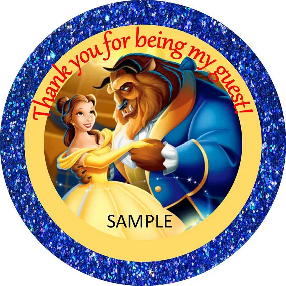Customized Personalized Personal Tailor Beauty and the Beast Stickers Label Birthday Party Decorations Kids Sticker
Customized Personalized Personal Tailor Beauty and the Beast Stickers Label Birthday Party Decorations Kids Sticker