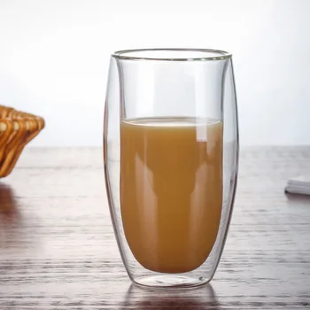 1 pcs 260ML creative double-layer glass transparent breakfast milk cup juice cold drink cup hot milk tea insulated coffee mug
1 pcs 260ML creative double-layer glass transparent breakfast milk cup juice cold drink cup hot milk tea insulated coffee mug