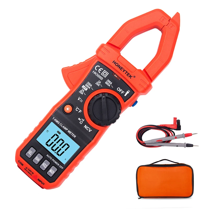 True RMS Voltmeter Multimeter Digital Ammeter ESR Meter Temperature Ohmmeter Set Of Probes Mini Current Clamp Capacitance Cable
True RMS Voltmeter Multimeter Digital Ammeter ESR Meter Temperature Ohmmeter Set Of Probes Mini Current Clamp Capacitance Cable