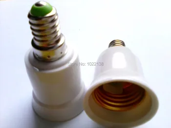 100pcs/lot E14 to E27 LED Socket adapter lamp base E14-E27 Converter Extender bulb base table lamp holder adapter Free Ship
100pcs/lot E14 to E27 LED Socket adapter lamp base E14-E27 Converter Extender bulb base table lamp holder adapter Free Ship
