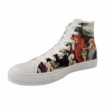 New 2021 Fashion Women High Top Style Painting Canvas Vulcanized Round Toe Shoes For Female White Breathable Lace-up Sneakers
New 2021 Fashion Women High Top Style Painting Canvas Vulcanized Round Toe Shoes For Female White Breathable Lace-up Sneakers