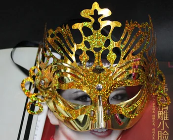 10p The New Laser Crown Christmas Makeup Performing Party Mask Men and Women Don't Take Gold Party Toys Movie Theme Props Supply
10p The New Laser Crown Christmas Makeup Performing Party Mask Men and Women Don't Take Gold Party Toys Movie Theme Props Supply