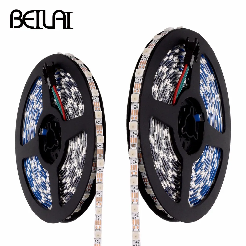 DC5V WS2812B LED Strip Light 5mm Width PCB Flexible Neon Tape Not Waterproof Smart Pixel Full Color RGB LED Strip 5050 WS2812 IC
DC5V WS2812B LED Strip Light 5mm Width PCB Flexible Neon Tape Not Waterproof Smart Pixel Full Color RGB LED Strip 5050 WS2812 IC