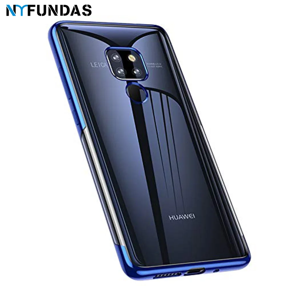 NYFundas Роскошный чехол из ТПУ с покрытием для huawei mate 20 lite pro X ультра тонкий мягкий