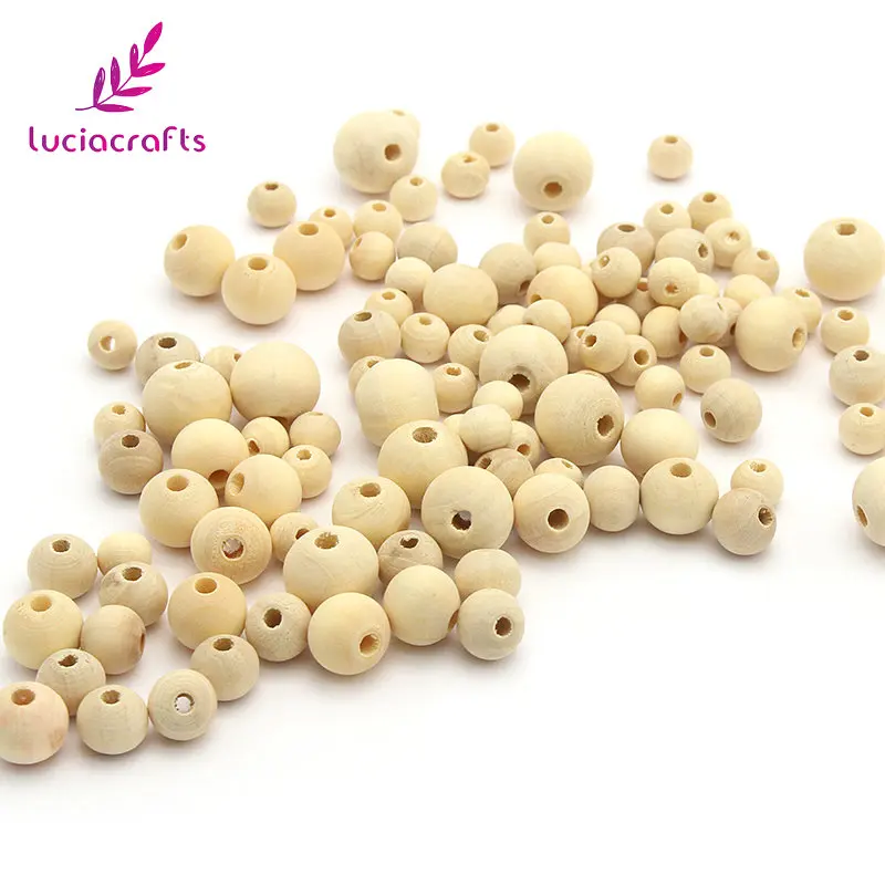 Lucia Crafts Random Mixed 8/10/12/15mm Natural Round Wooden Beads DIY Handmade Decoration Materials 50g/lot E1302
Lucia Crafts Random Mixed 8/10/12/15mm Natural Round Wooden Beads DIY Handmade Decoration Materials 50g/lot E1302