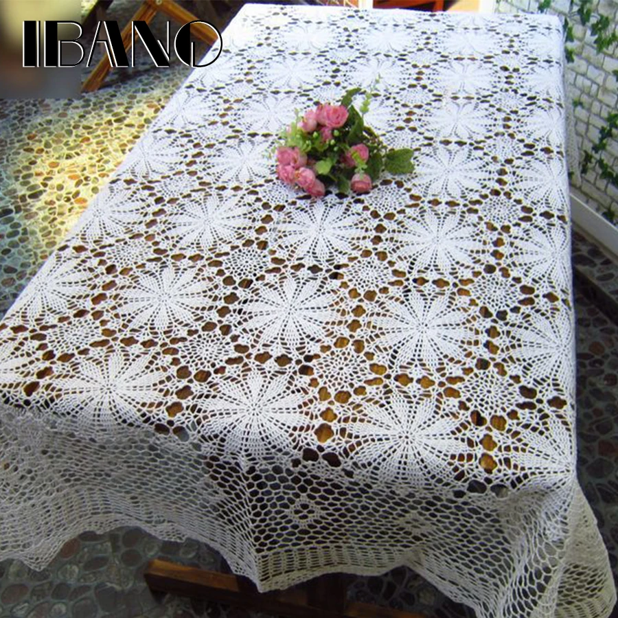 IBANO Cotton Tablecloth Handmade Crocheted Table cloth Lace Flower Shape Coasters Home Coffee Table Decoration Crafts
IBANO Cotton Tablecloth Handmade Crocheted Table cloth Lace Flower Shape Coasters Home Coffee Table Decoration Crafts