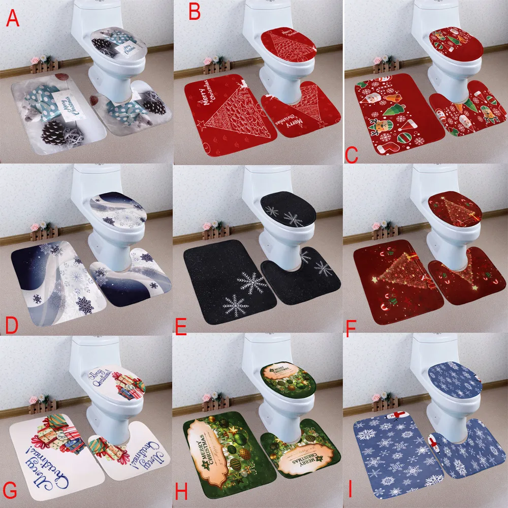 3PCS Christmas Bathroom Non-Slip Pedestal Rug + Lid Toilet Cover + Bath Mat Set bathroom mats and rugs soft sets #EW
3PCS Christmas Bathroom Non-Slip Pedestal Rug + Lid Toilet Cover + Bath Mat Set bathroom mats and rugs soft sets #EW