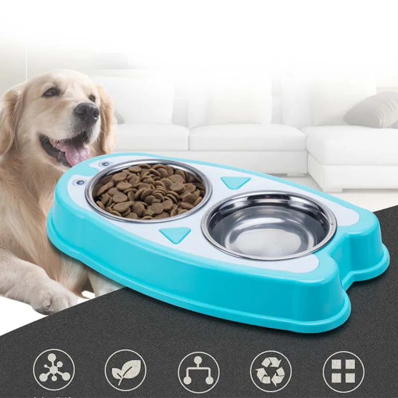 Hot Stainless Steel Pet Dog Double Bowls Food Plate Teddy Dog Cat Food Basin Puppy Pet Dogs Cats Feeding Supplies
Hot Stainless Steel Pet Dog Double Bowls Food Plate Teddy Dog Cat Food Basin Puppy Pet Dogs Cats Feeding Supplies