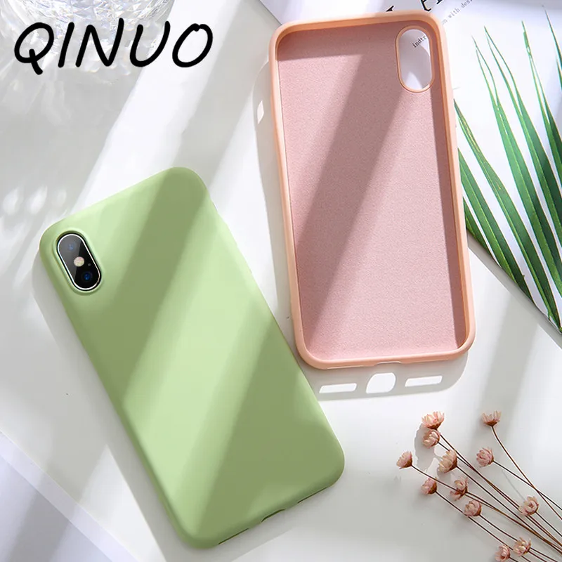 QINUO Soft Original Liquid Silicone Case For iPhone 6 6S 7 8 Plus X XS Max XR Thin Summer Phone Cover Coque Funda Telefon kilifi
QINUO Soft Original Liquid Silicone Case For iPhone 6 6S 7 8 Plus X XS Max XR Thin Summer Phone Cover Coque Funda Telefon kilifi