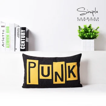 Black Yellow Punk Letter Cushion Cover Decorative Throw Pillow Case Rectangle Lumbar Pillows Cases Gift Sofa Decor
Black Yellow Punk Letter Cushion Cover Decorative Throw Pillow Case Rectangle Lumbar Pillows Cases Gift Sofa Decor