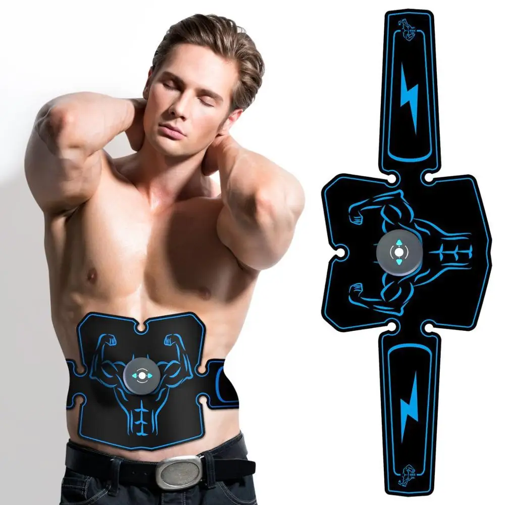 

Smart EMS Electric Pulse Treatment Massager Abdominal Muscle Stimulator EMS Fat Burning Fitness Body Slim Weight Loss Exerciser