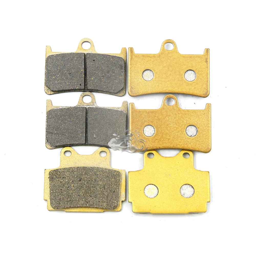 Front+Rear Brake Pads Set For Yamaha TZR125R TZR250 FZR250 EXUP FZR400RR FZS600 Fazer Motorcycle
Front+Rear Brake Pads Set For Yamaha TZR125R TZR250 FZR250 EXUP FZR400RR FZS600 Fazer Motorcycle