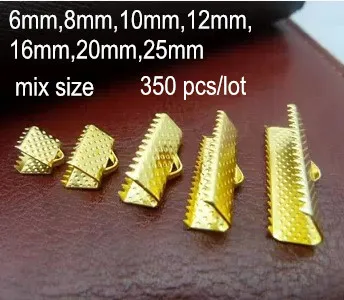 Free Shipping -350 pcs Gold-Color Ribbon Crimp End Clamp,Leather and Cord Crimps,Assorted Size,6mm,8mm,10mm,12mm,16mm,20mm,25mm
Free Shipping -350 pcs Gold-Color Ribbon Crimp End Clamp,Leather and Cord Crimps,Assorted Size,6mm,8mm,10mm,12mm,16mm,20mm,25mm